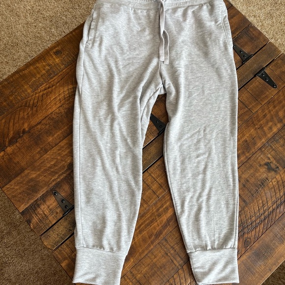 Fabletics Pants - Fabletics Gray Joggers Tapered Fit Sweatpants